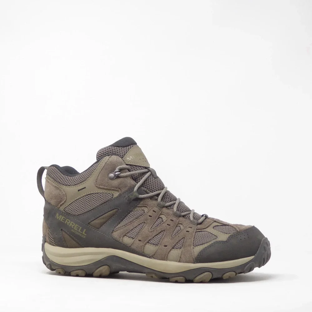Merrell Accentor 3 Mid Mens Hiking Boots Brown Waterproof Suede Mesh 11W